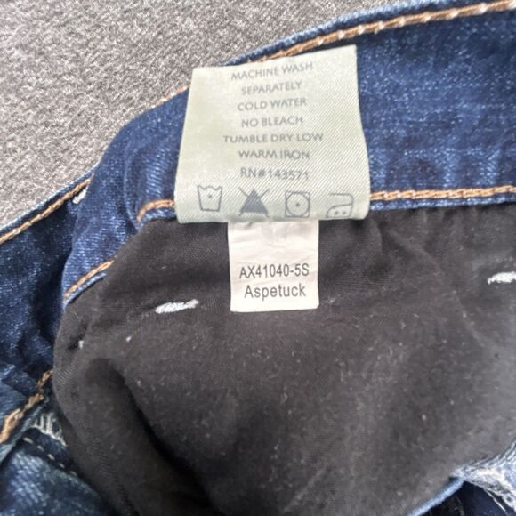 TK Axel Jeans Mens 34X32 Slim Boot Cut Blue Denim Mid Rise Stretch Distressed - Picture 6 of 8